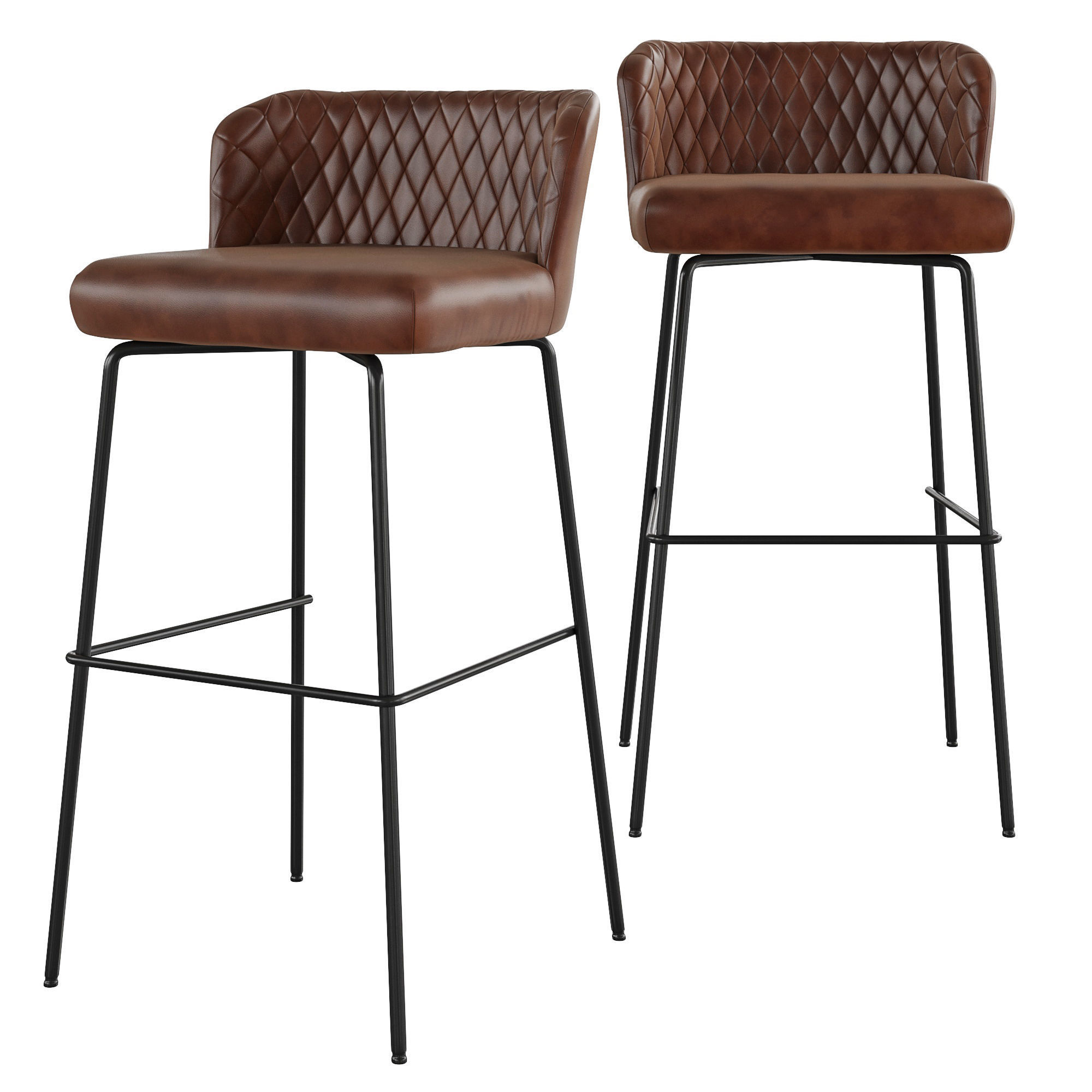Bar stool Halmar H92 3D model_5