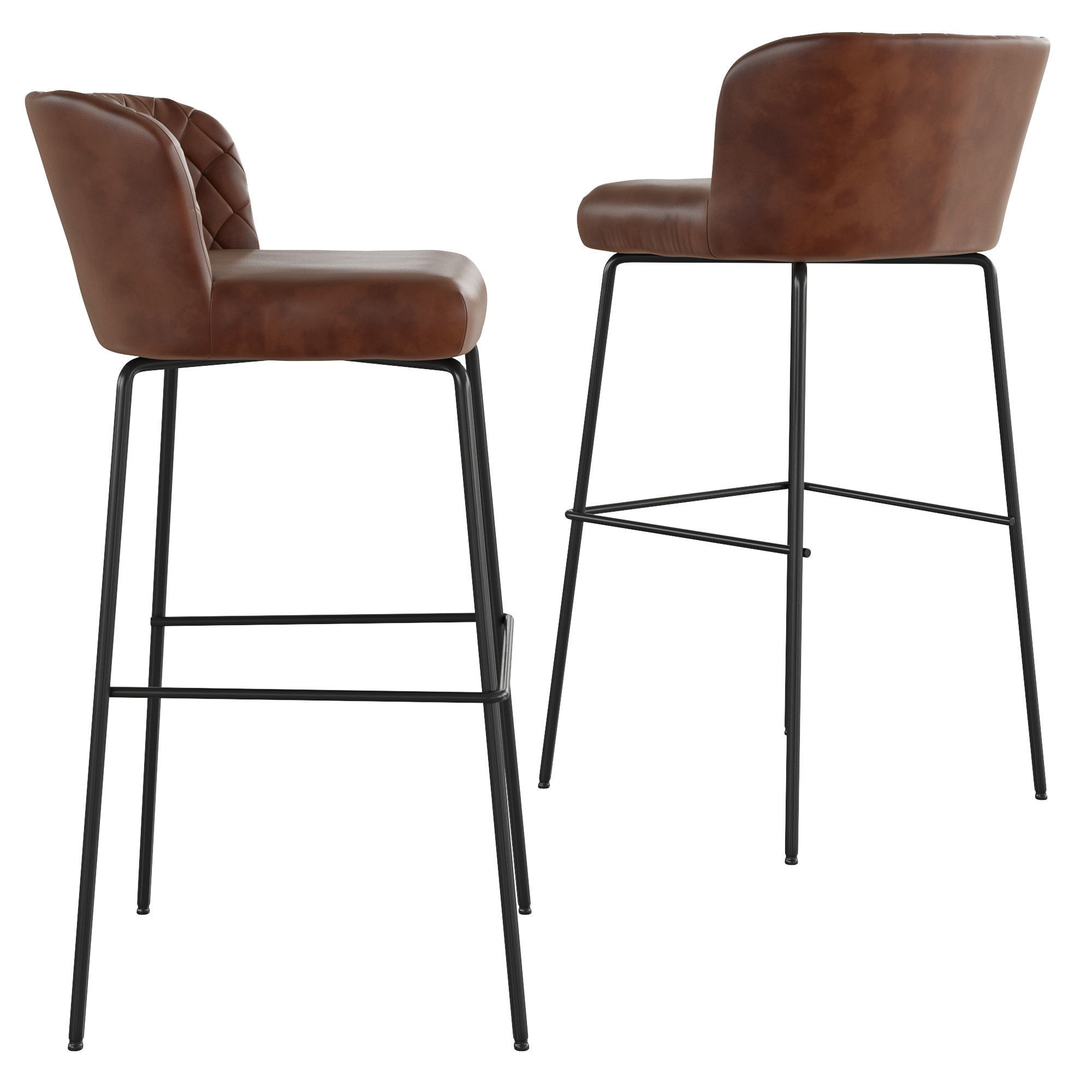 Bar stool Halmar H92 3D model_6