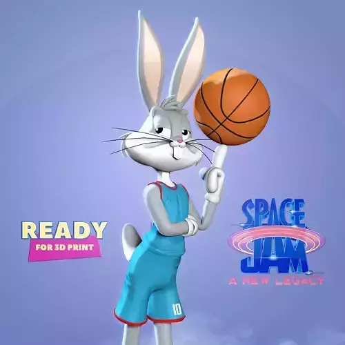 Bugs Bunny - Space Jam 3D print model