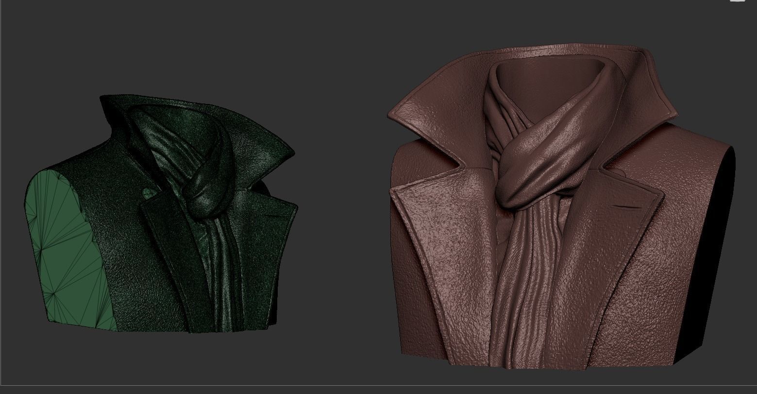 Sherlock - Benedict Cumberbatch Bust 3D print model_15