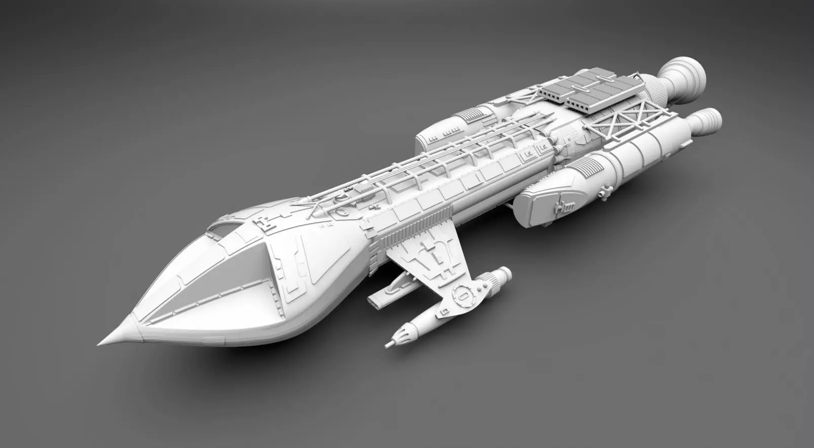 1999 Space Hawk Scale model 3D print model