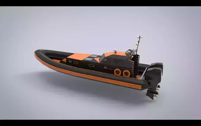 Offshore patrol boat 3D model