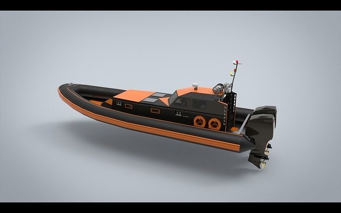 Offshore patrol boat 3D model