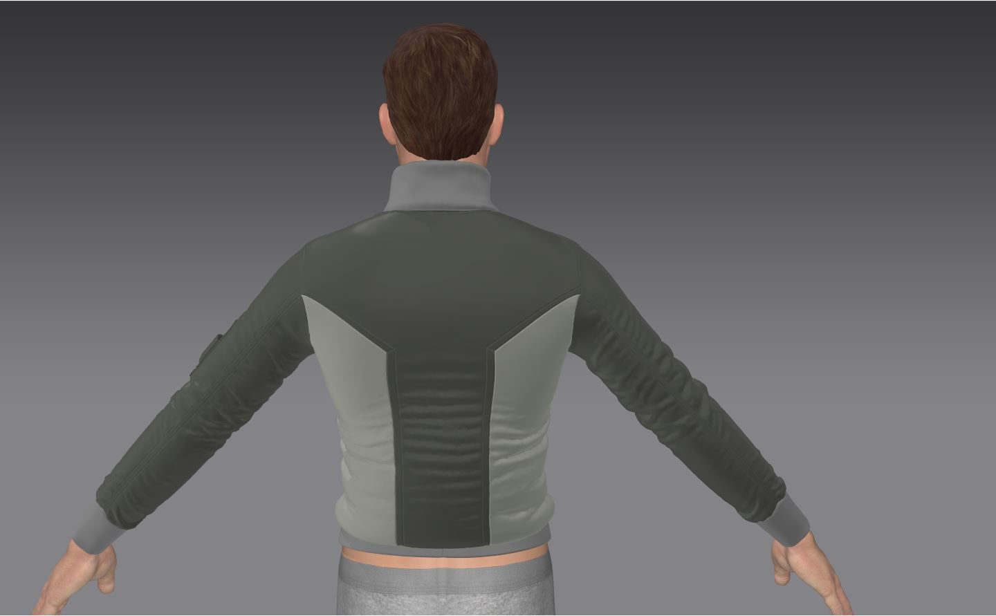 6 Bomber Jacket Collection  Video Tutorial 3D model_27