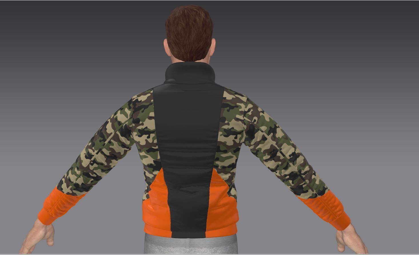 6 Bomber Jacket Collection  Video Tutorial 3D model_11