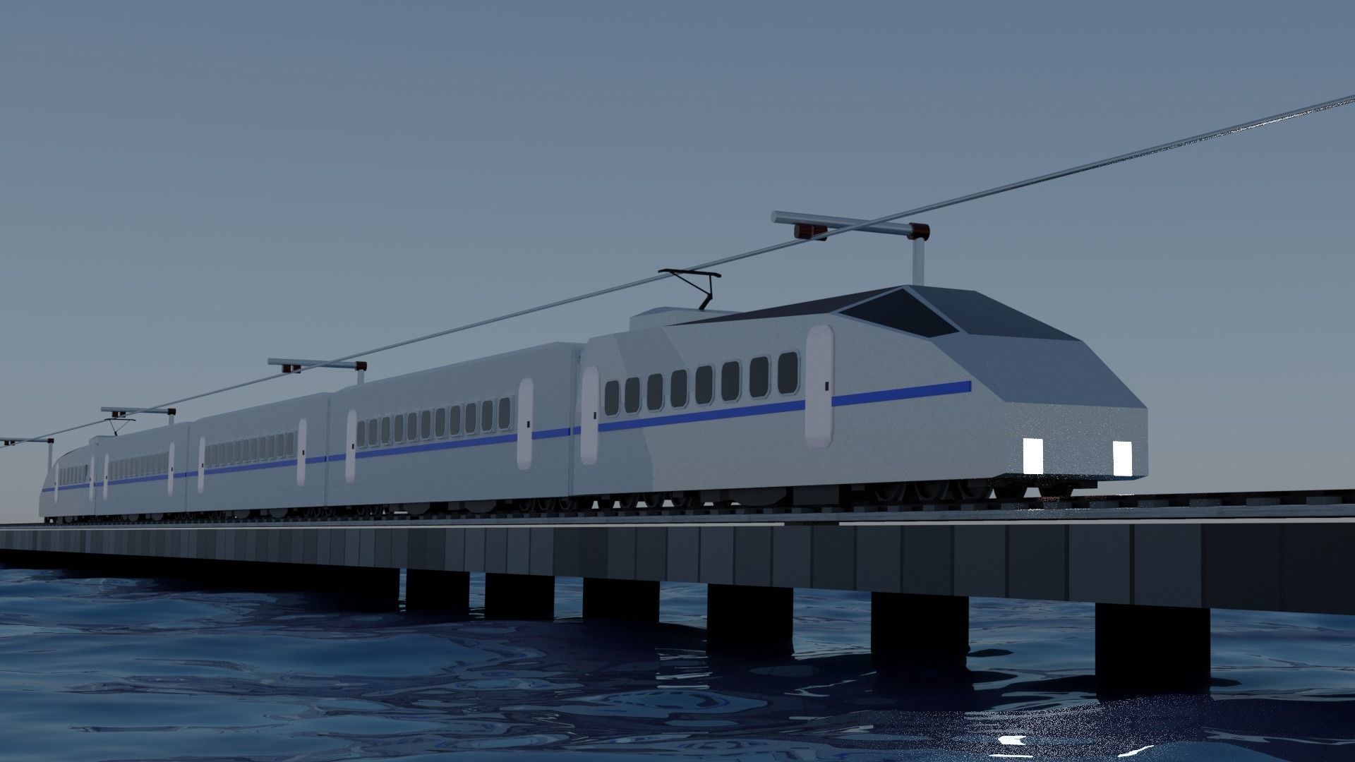 BULLET TRAIN 3D model_3