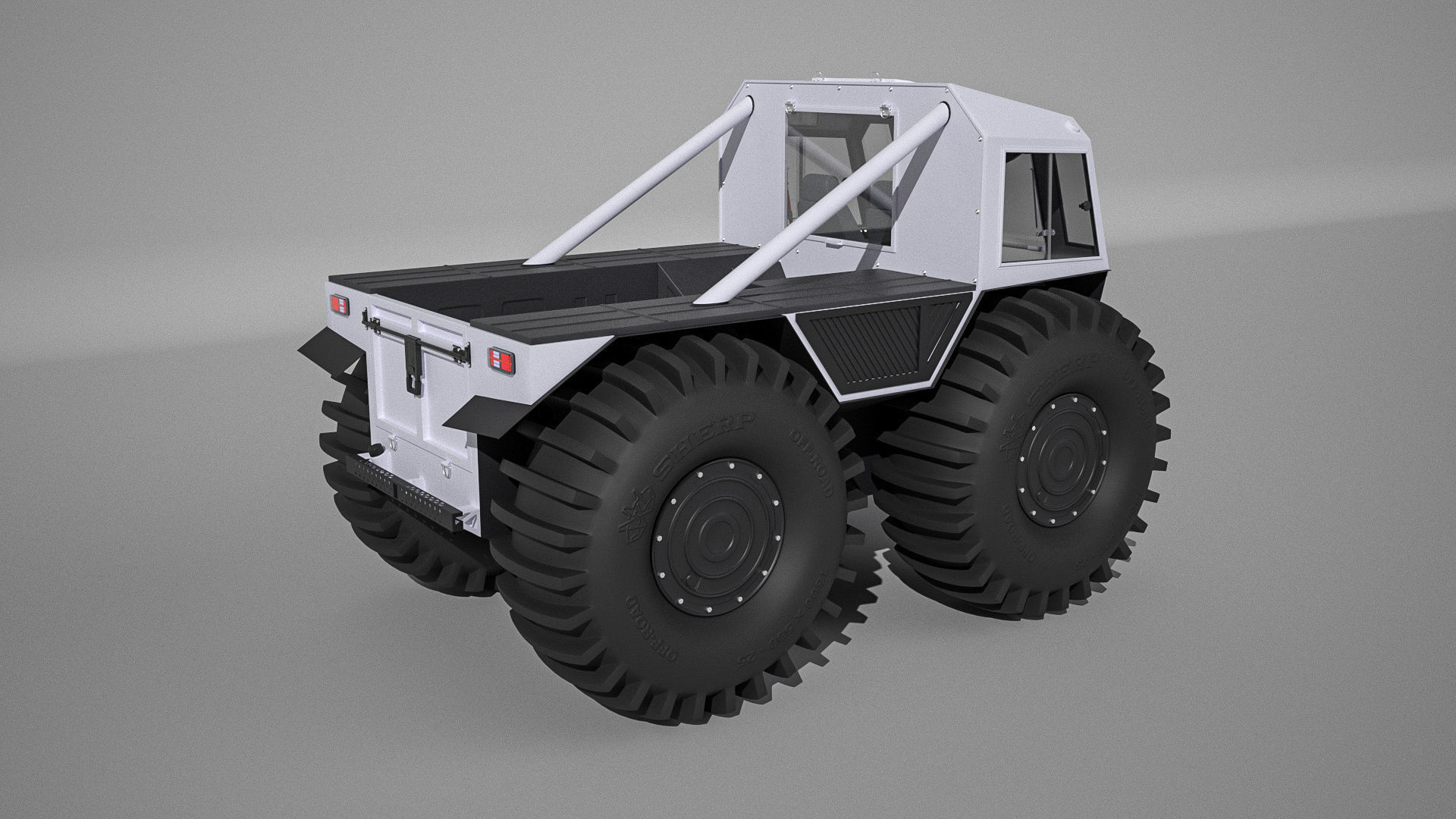Sherp N 1200 Pickup Concept 3D model_7
