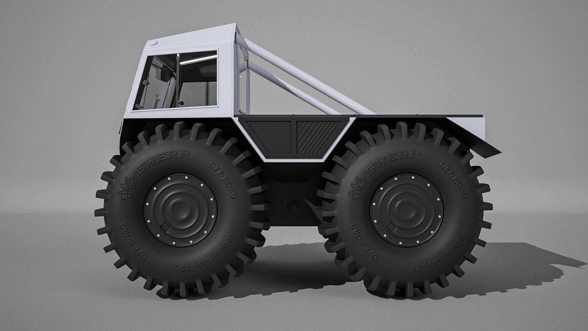 Sherp N 1200 Pickup Concept 3D model_5