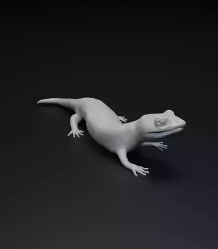 Salamander model intended for 3D printing 3D print model