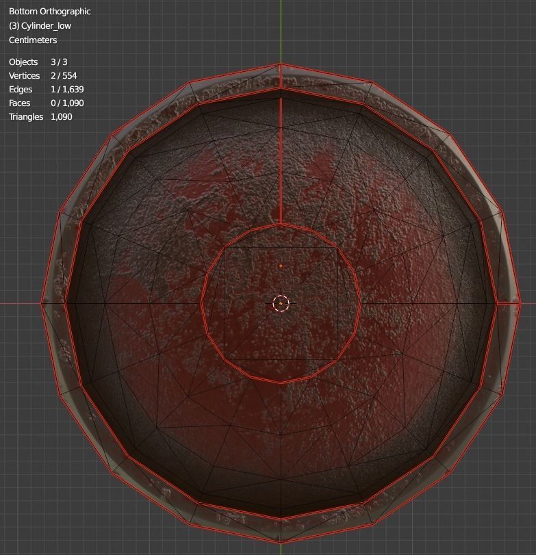 Soviet USSR Gas tank PBR low-poly game-ready model Low-poly 3D model_9