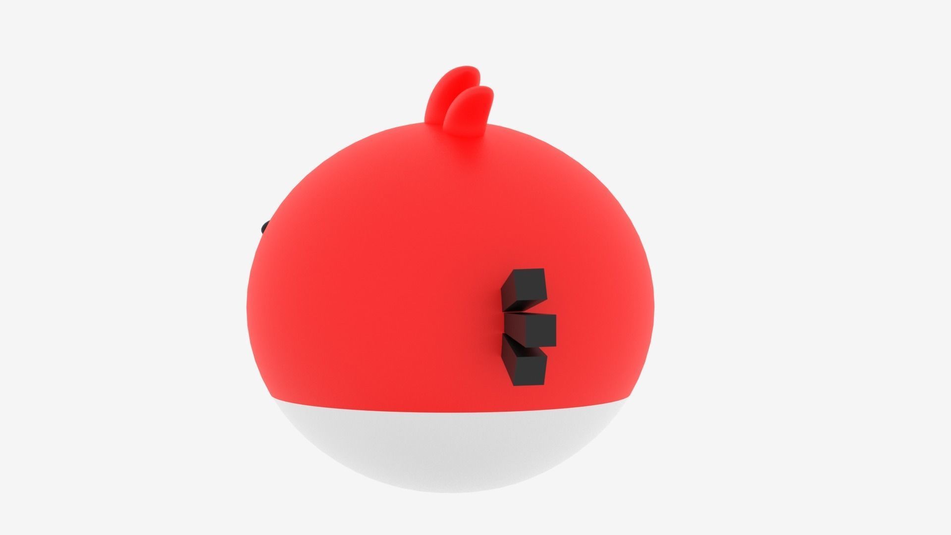 Cartoon Angry Bird 3D model_12