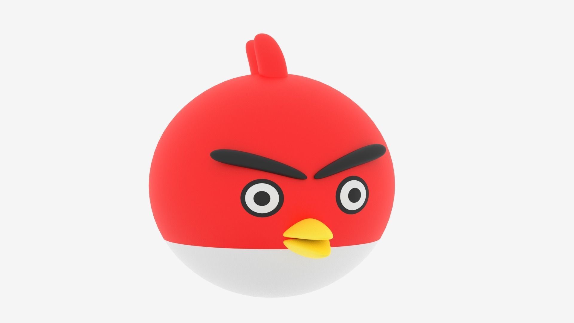 Cartoon Angry Bird 3D model_18
