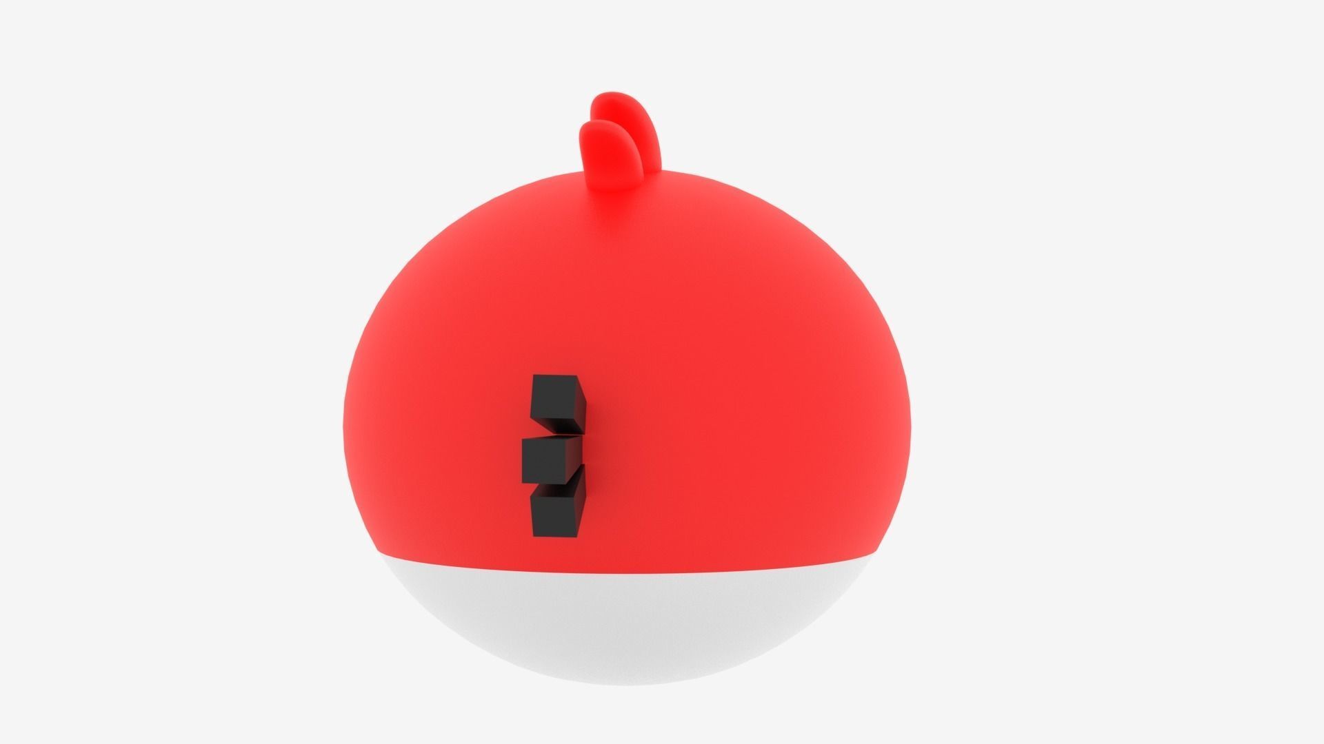 Cartoon Angry Bird 3D model_11