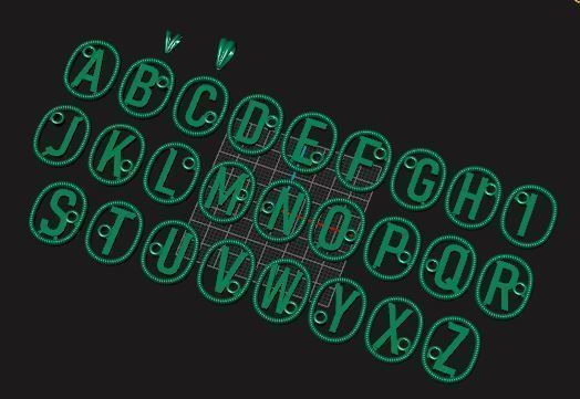 Pendant A-Zwithbail 3D print model_3