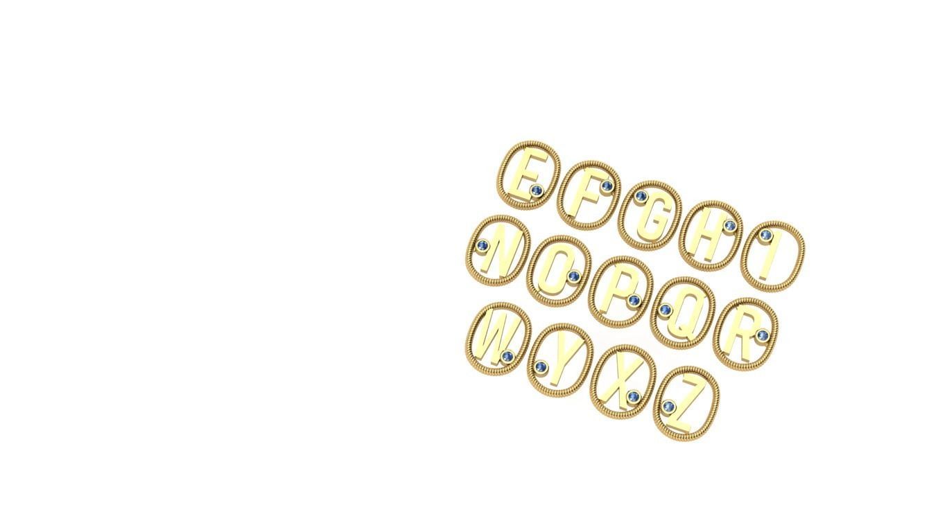 Pendant A-Zwithbail 3D print model_2