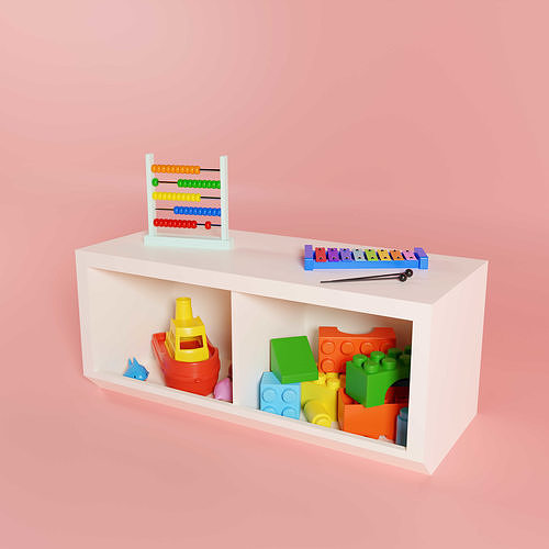 Toy Storage 3D model