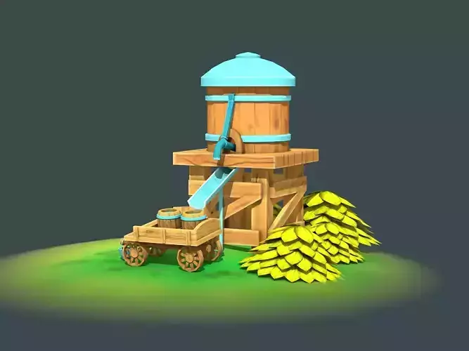 Stylized Water Tank