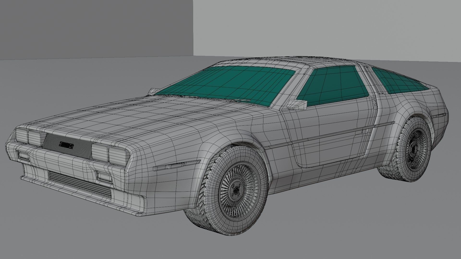 DeLorean DMC-12 3D model_10