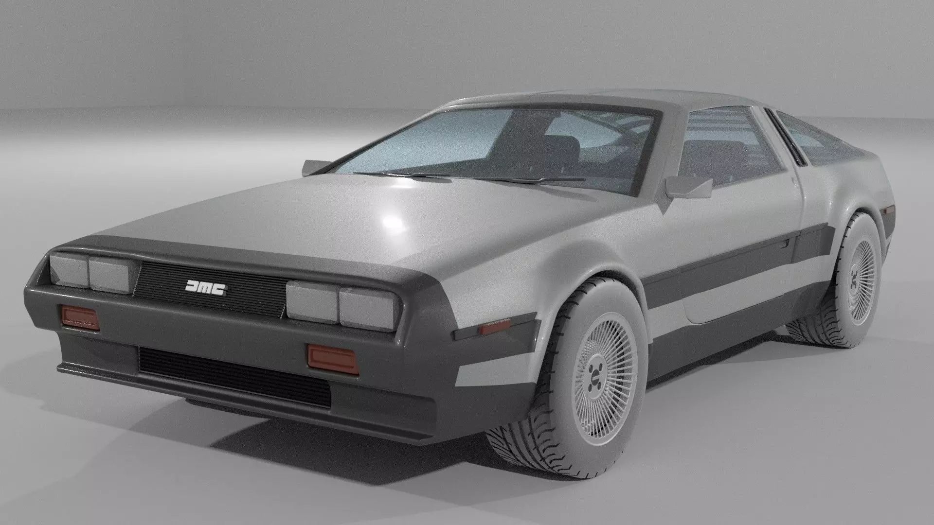 DeLorean DMC-12 3D model_0