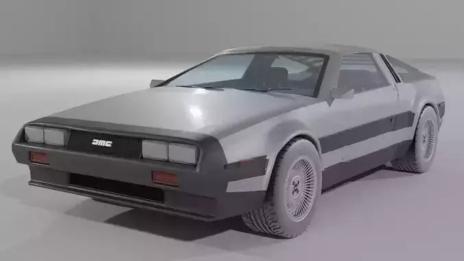 DeLorean DMC-12 3D model