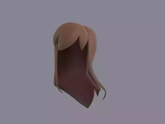 Wig 002 3D model