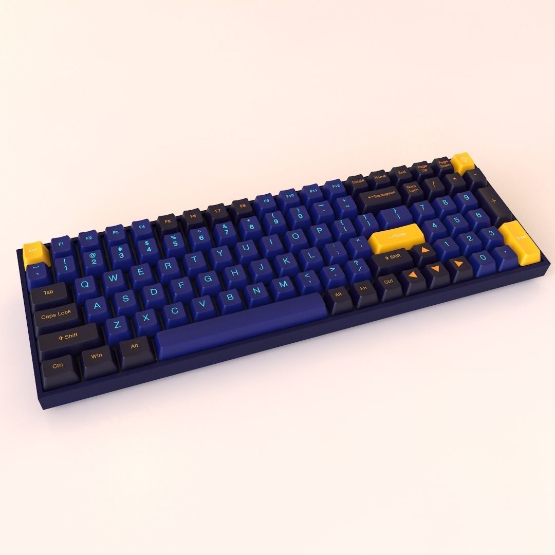 Keycrone K4 V2 Mechanical Keyboard 3D model_9
