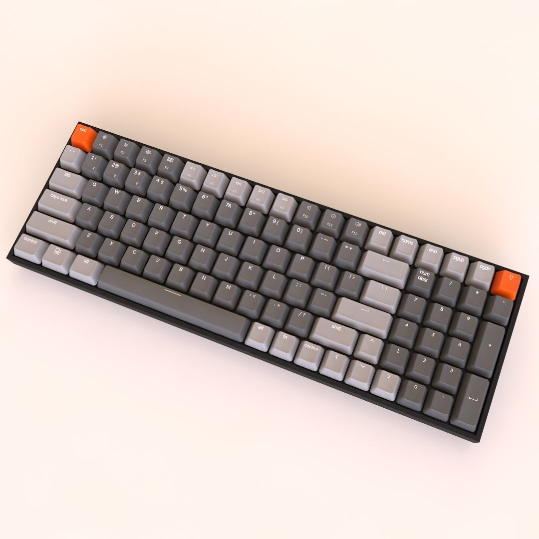 Keycrone K4 V2 Mechanical Keyboard 3D model_5