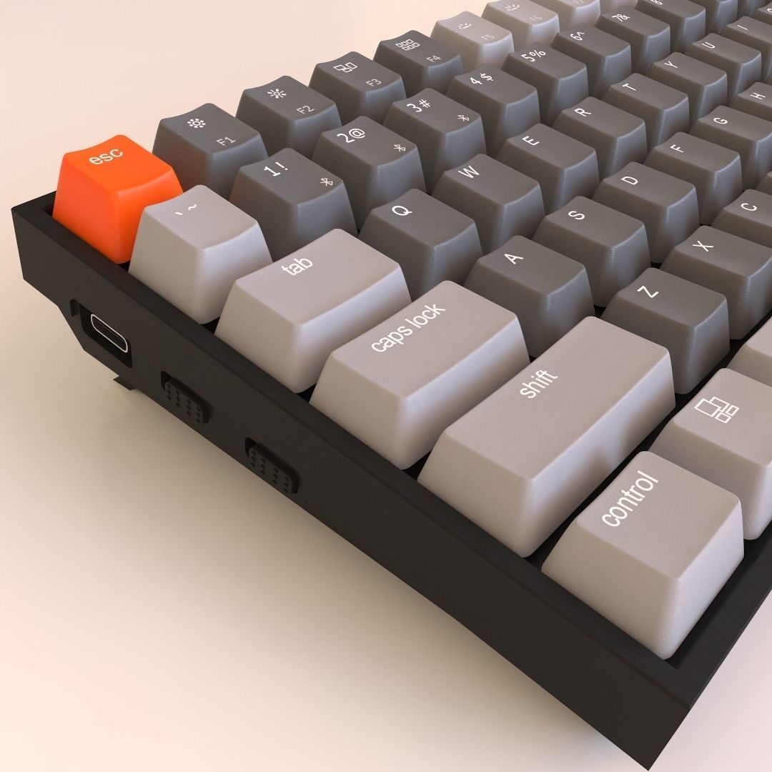 Keycrone K4 V2 Mechanical Keyboard 3D model_3