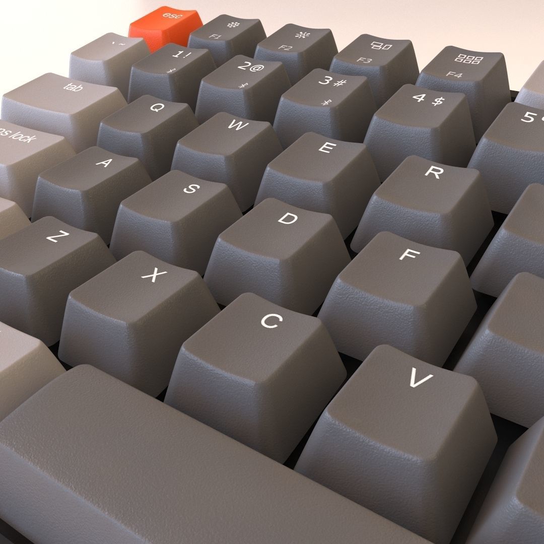 Keycrone K4 V2 Mechanical Keyboard 3D model_6
