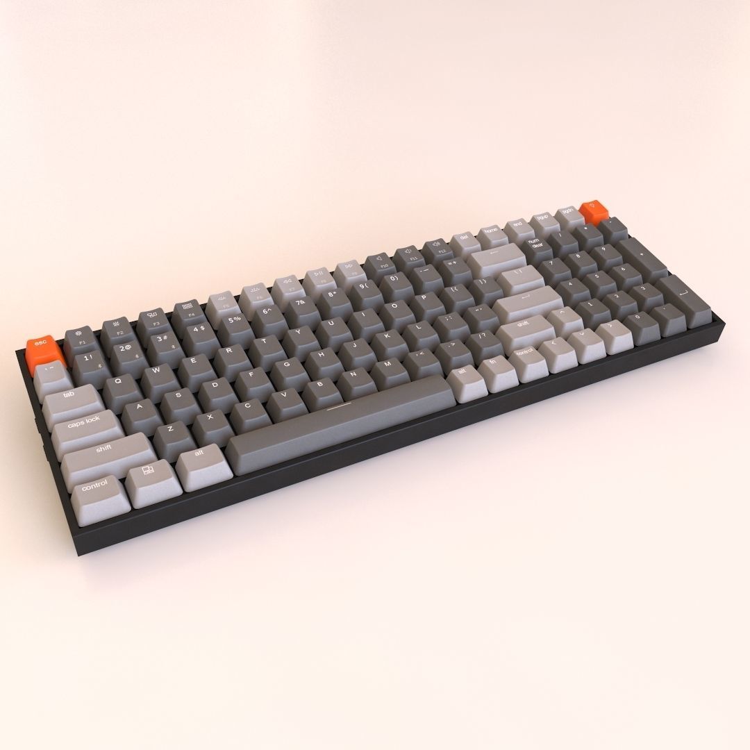 Keycrone K4 V2 Mechanical Keyboard 3D model_4