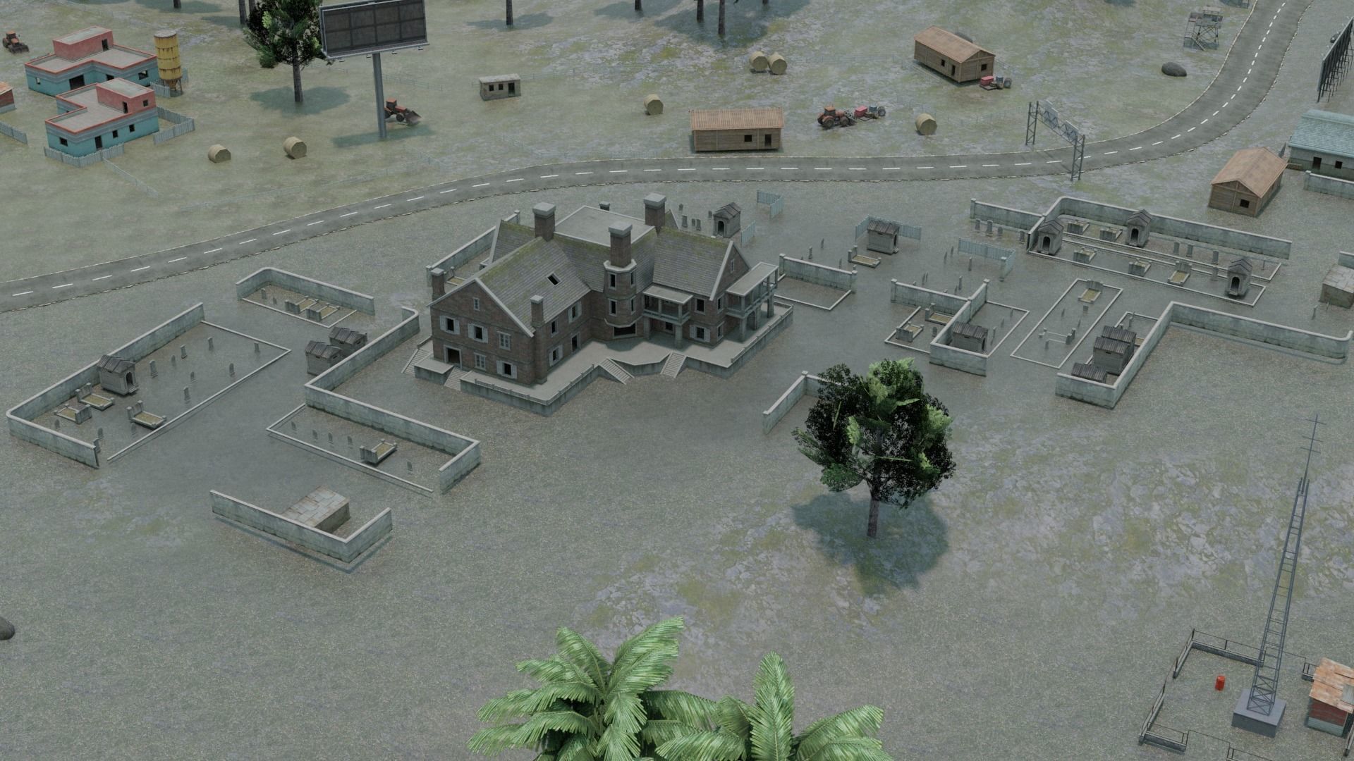 BERMUDA - Map - Free Fire 3D Model - Blender - Free Fire 3d Map 3D model_8