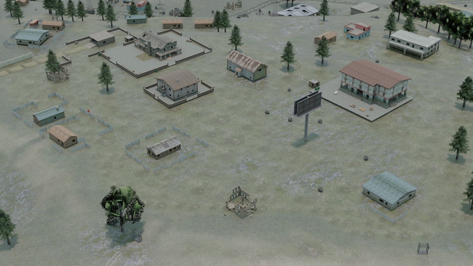 BERMUDA - Map - Free Fire 3D Model - Blender - Free Fire 3d Map 3D model_6