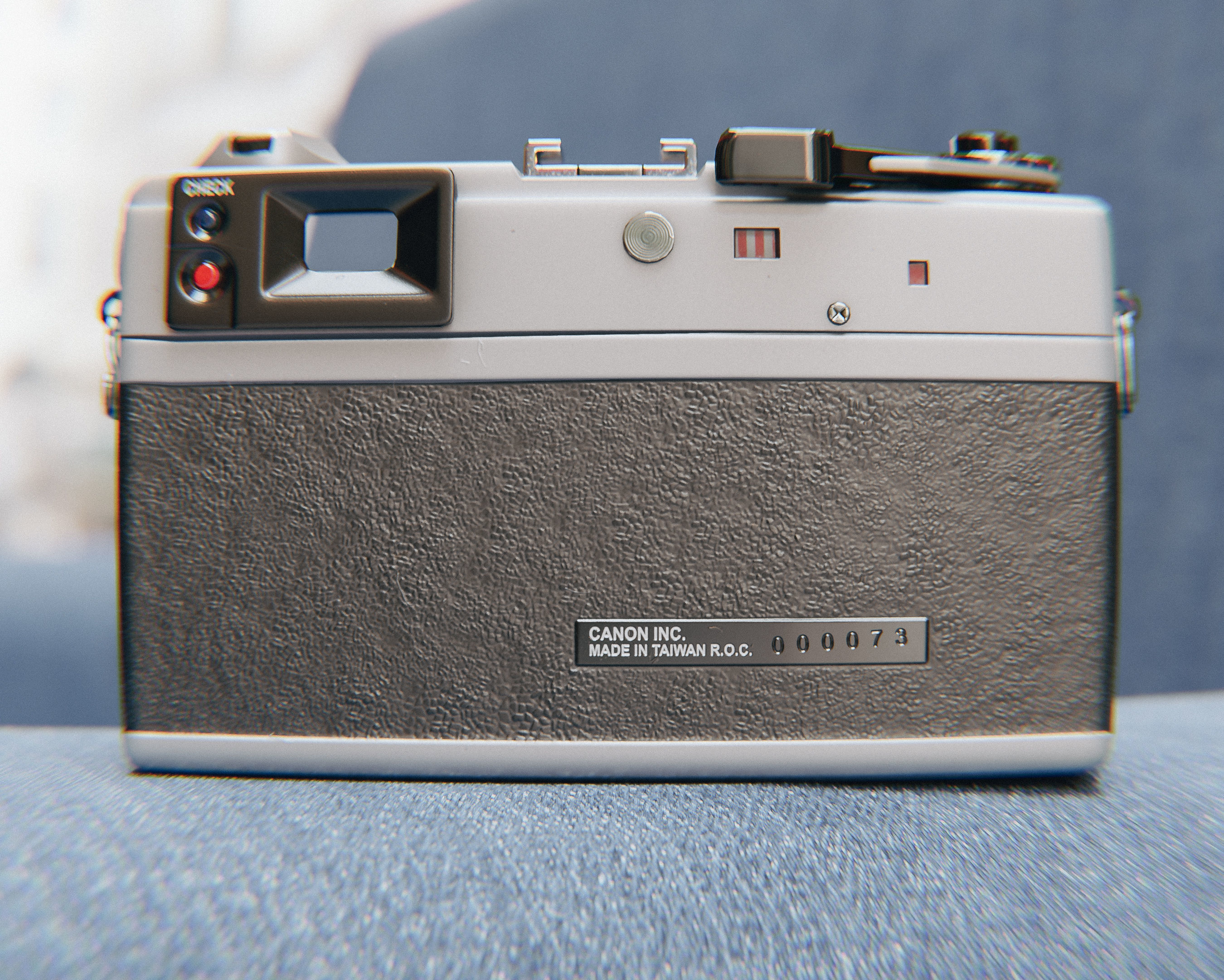 Old Camera Canonet QL17 Lowpoly Gameready PBR Low-poly 3D model_9