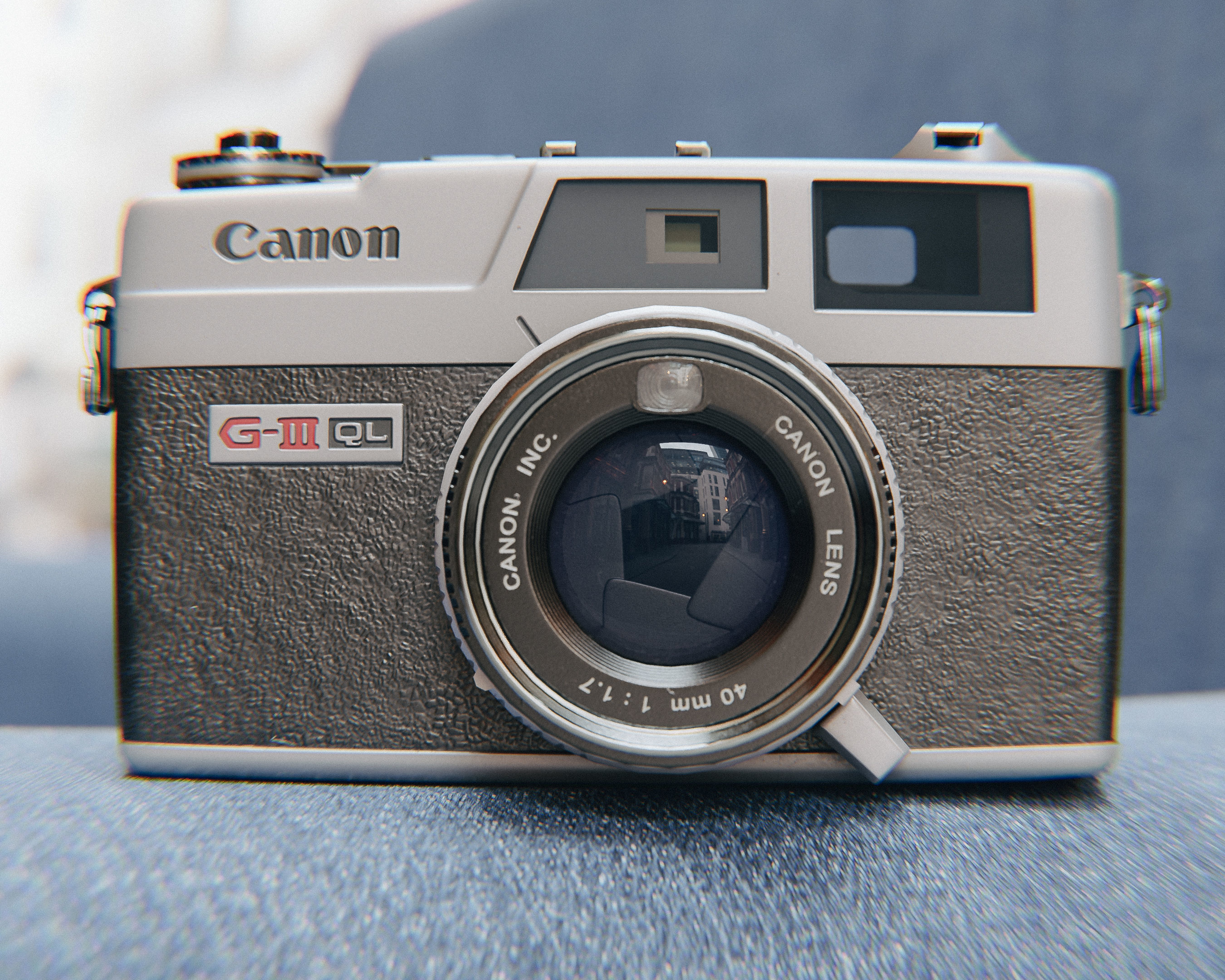 Old Camera Canonet QL17 Lowpoly Gameready PBR Low-poly 3D model_8