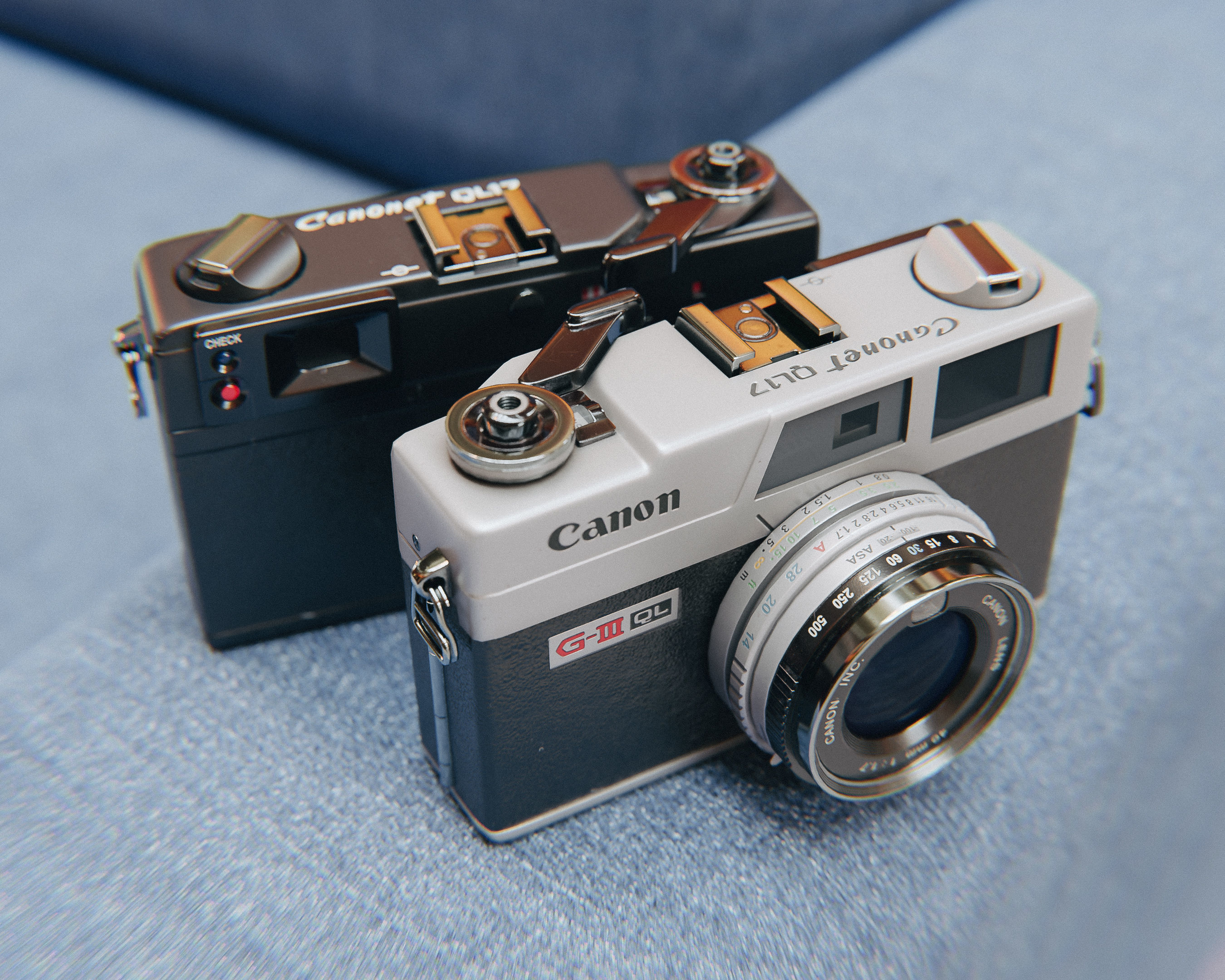 Old Camera Canonet QL17 Lowpoly Gameready PBR Low-poly 3D model_7