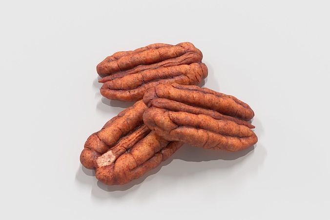 Pecan pecans 3D model
