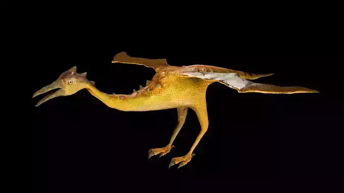 Dino yellow with wings