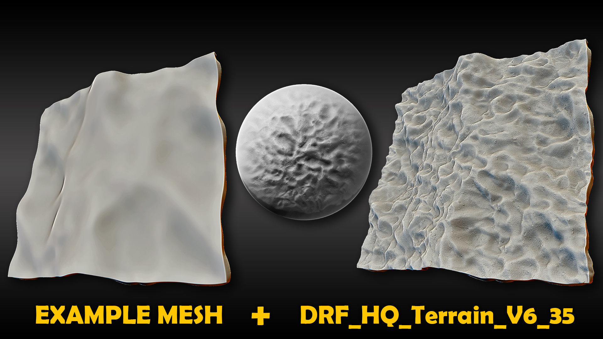 Ultra HQ Terrain Seamless Sculpt Zbrush brushes and Alphas Vol6 3D model_3