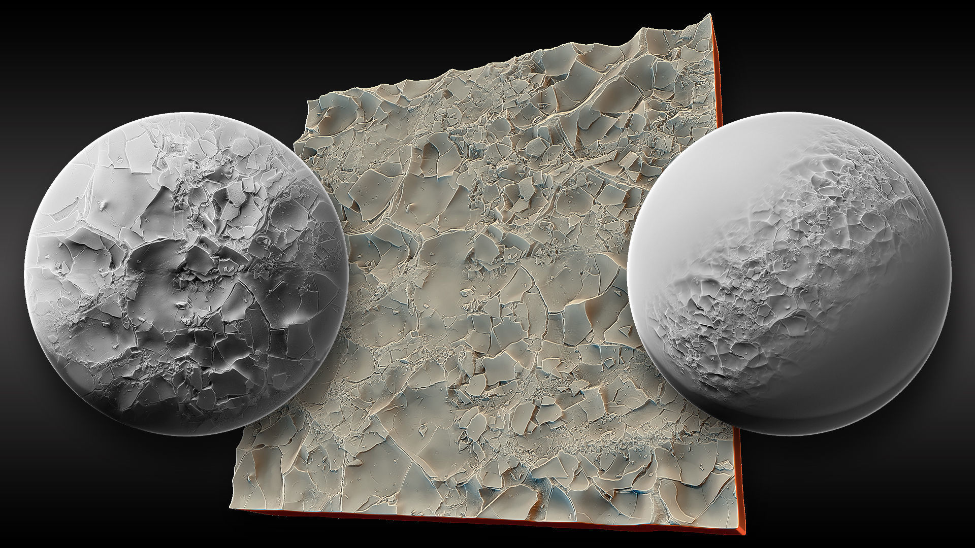 Ultra HQ Terrain Seamless Sculpt Zbrush brushes and Alphas Vol6 3D model_11