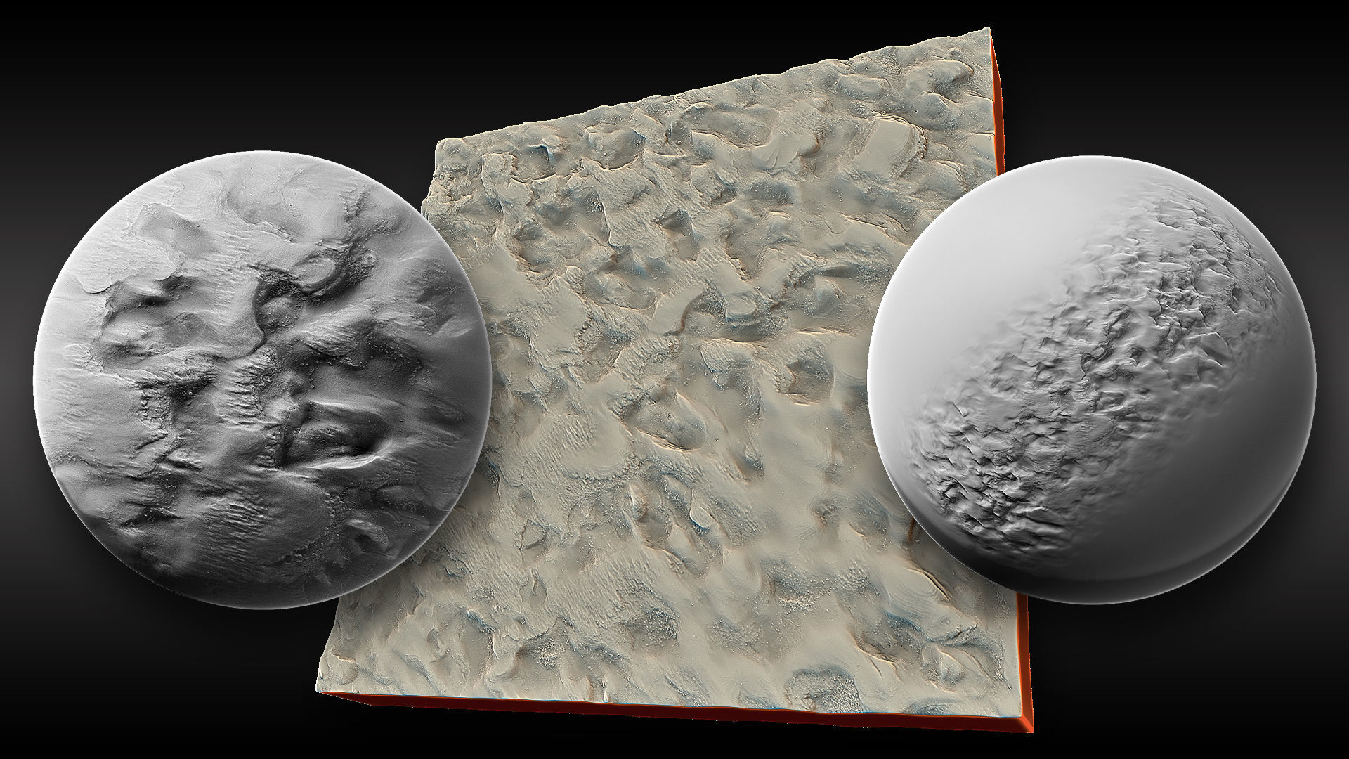 Ultra HQ Terrain Seamless Sculpt Zbrush brushes and Alphas Vol6 3D model_6