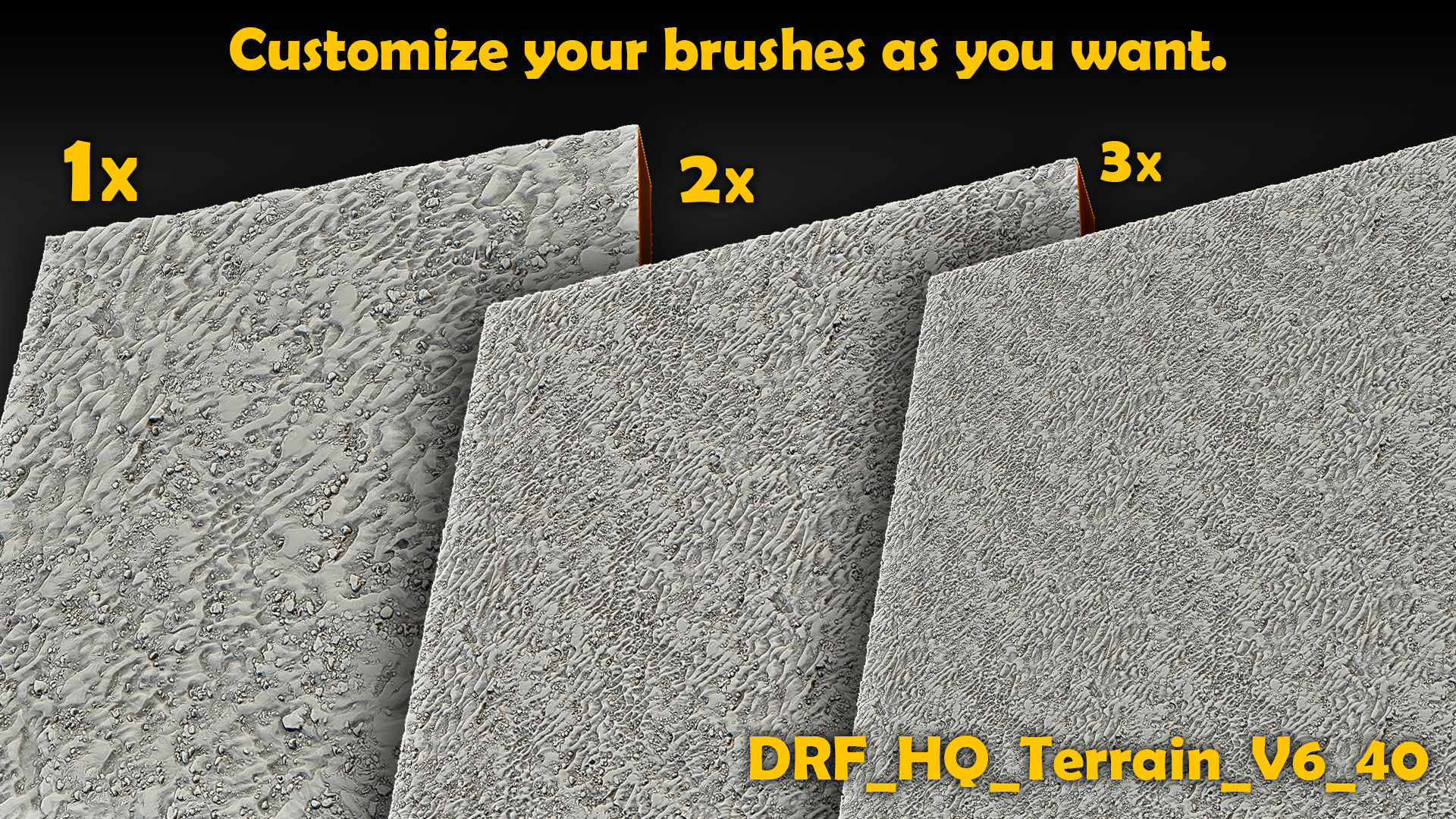 Ultra HQ Terrain Seamless Sculpt Zbrush brushes and Alphas Vol6 3D model_13