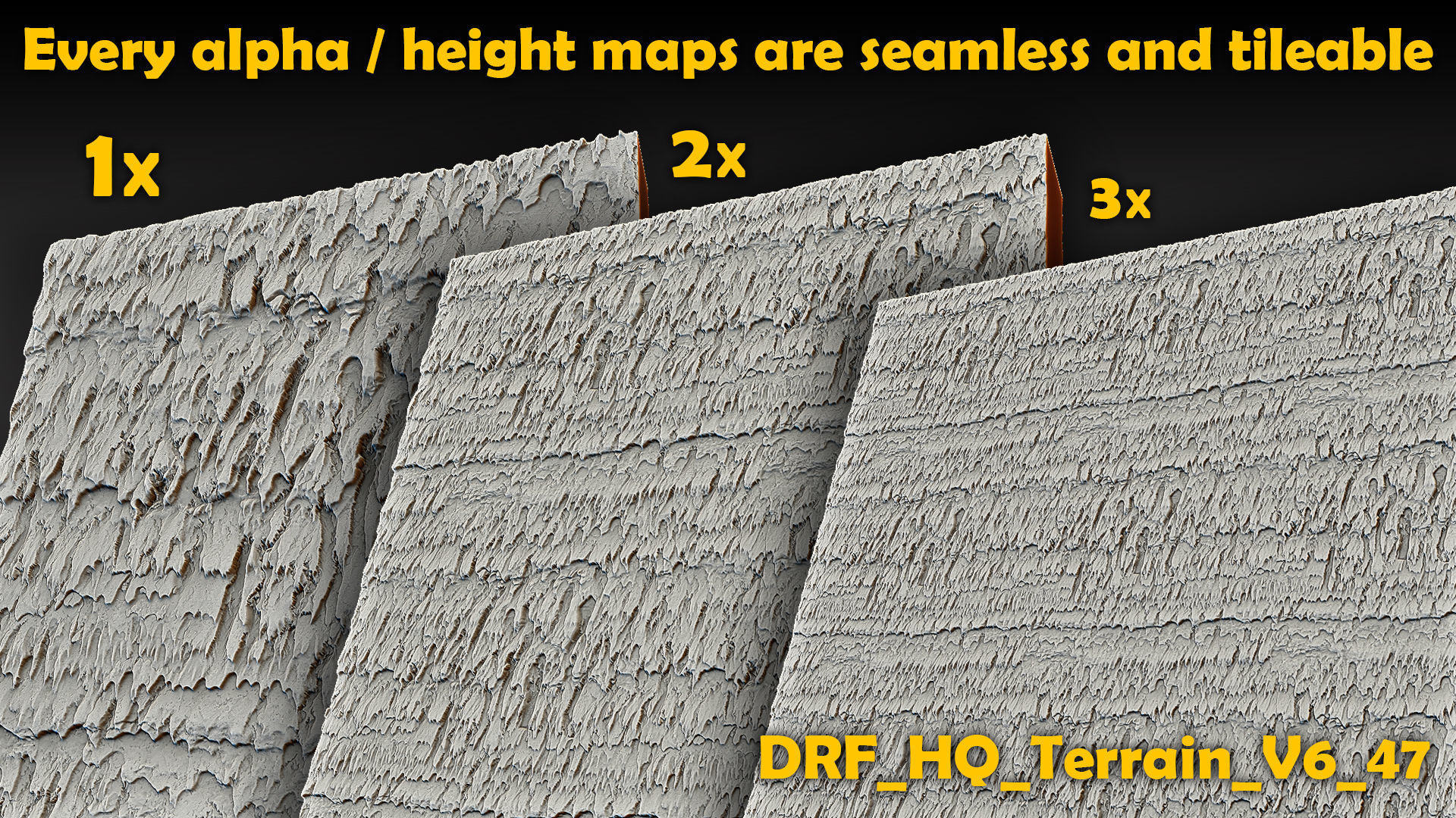 Ultra HQ Terrain Seamless Sculpt Zbrush brushes and Alphas Vol6 3D model_10
