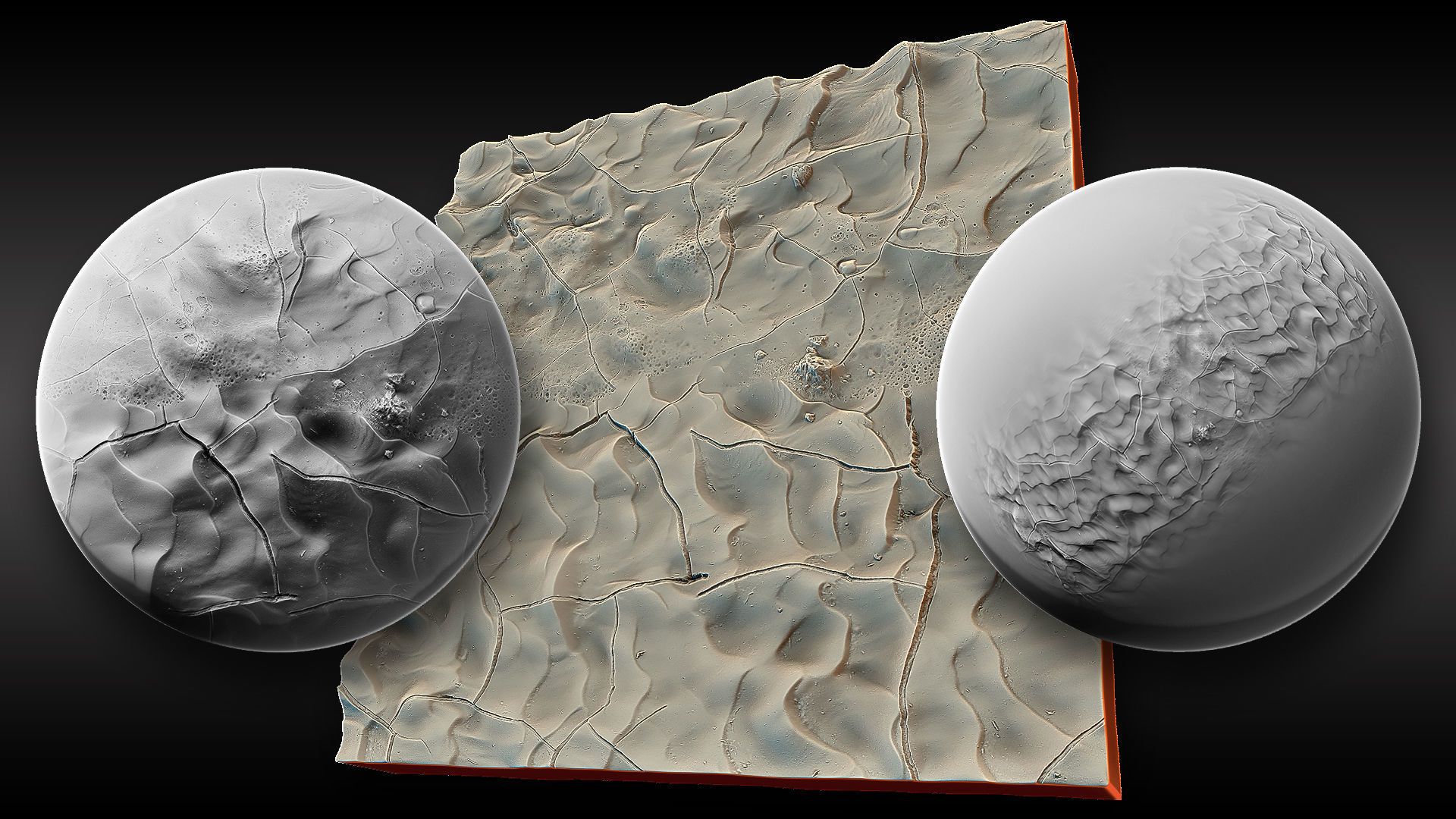 Ultra HQ Terrain Seamless Sculpt Zbrush brushes and Alphas Vol6 3D model_20