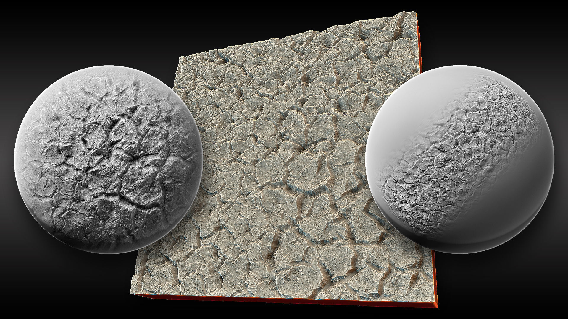 Ultra HQ Terrain Seamless Sculpt Zbrush brushes and Alphas Vol6 3D model_19