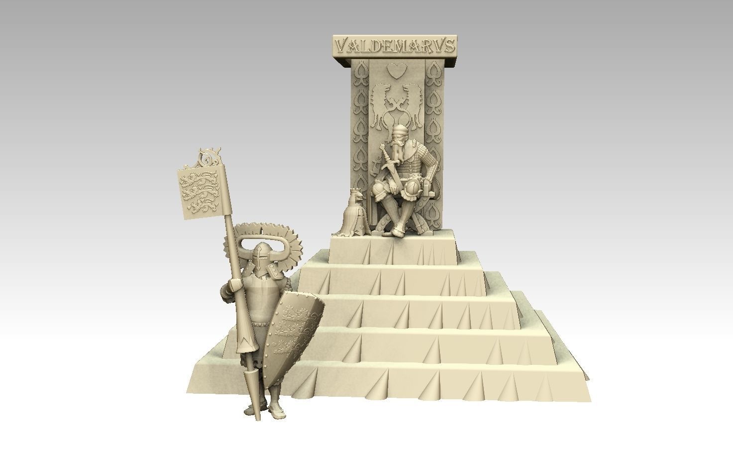 Knight of Denmark 3D print model_12