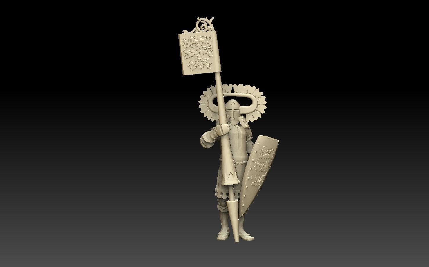 Knight of Denmark 3D print model_3