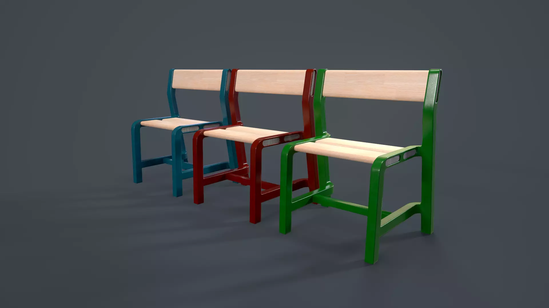IKEA CHAIR YPPERLIG child chair PBR Game Ready Low-poly 3D model