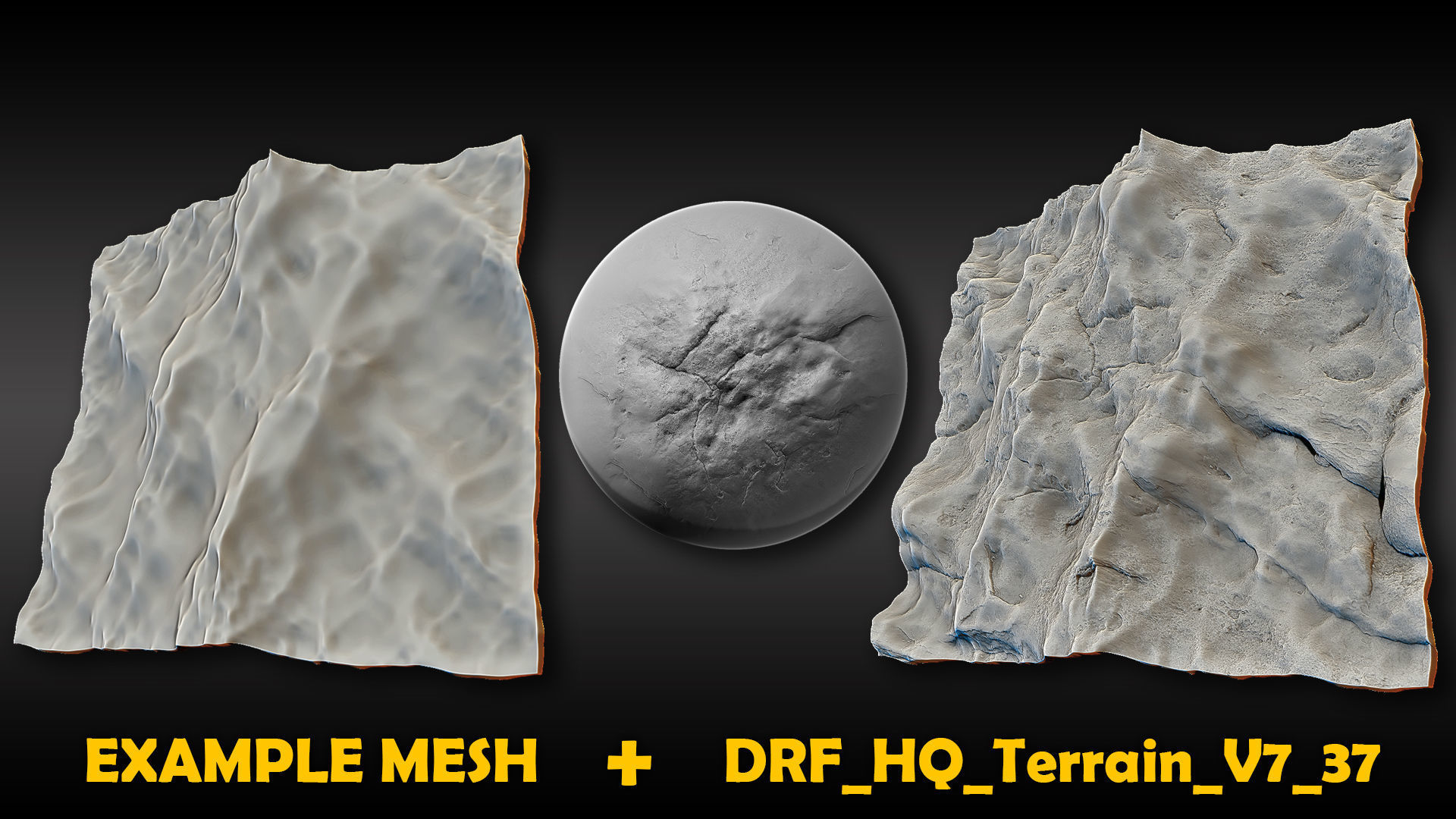Ultra HQ Terrain Seamless Sculpt Zbrush brushes and Alphas Vol7 3D model_19