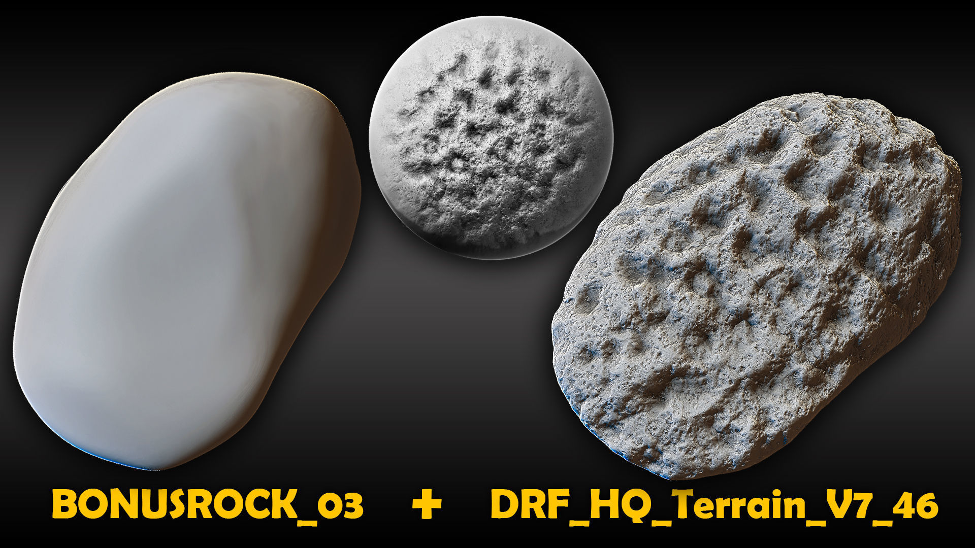 Ultra HQ Terrain Seamless Sculpt Zbrush brushes and Alphas Vol7 3D model_20