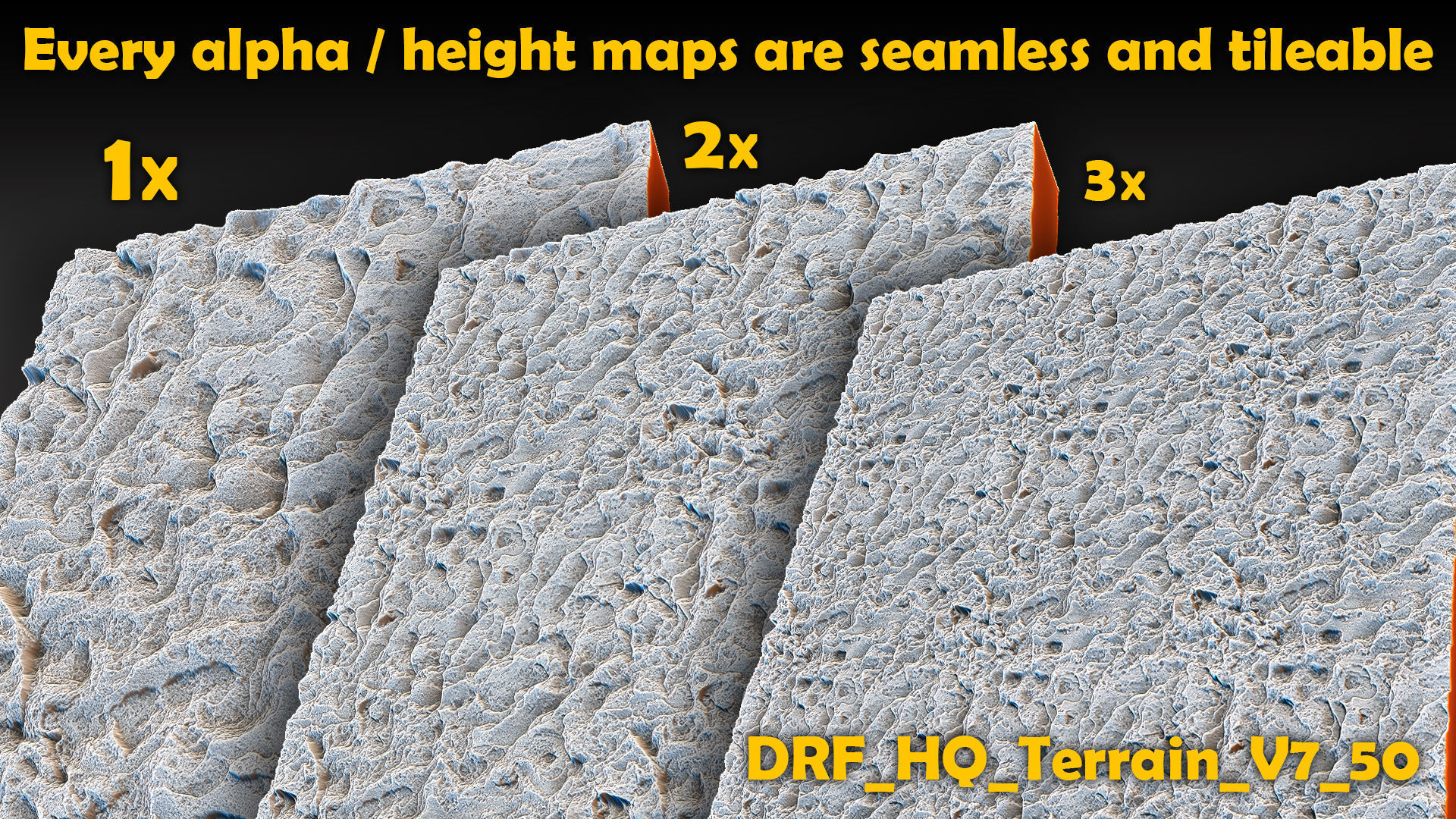 Ultra HQ Terrain Seamless Sculpt Zbrush brushes and Alphas Vol7 3D model_15
